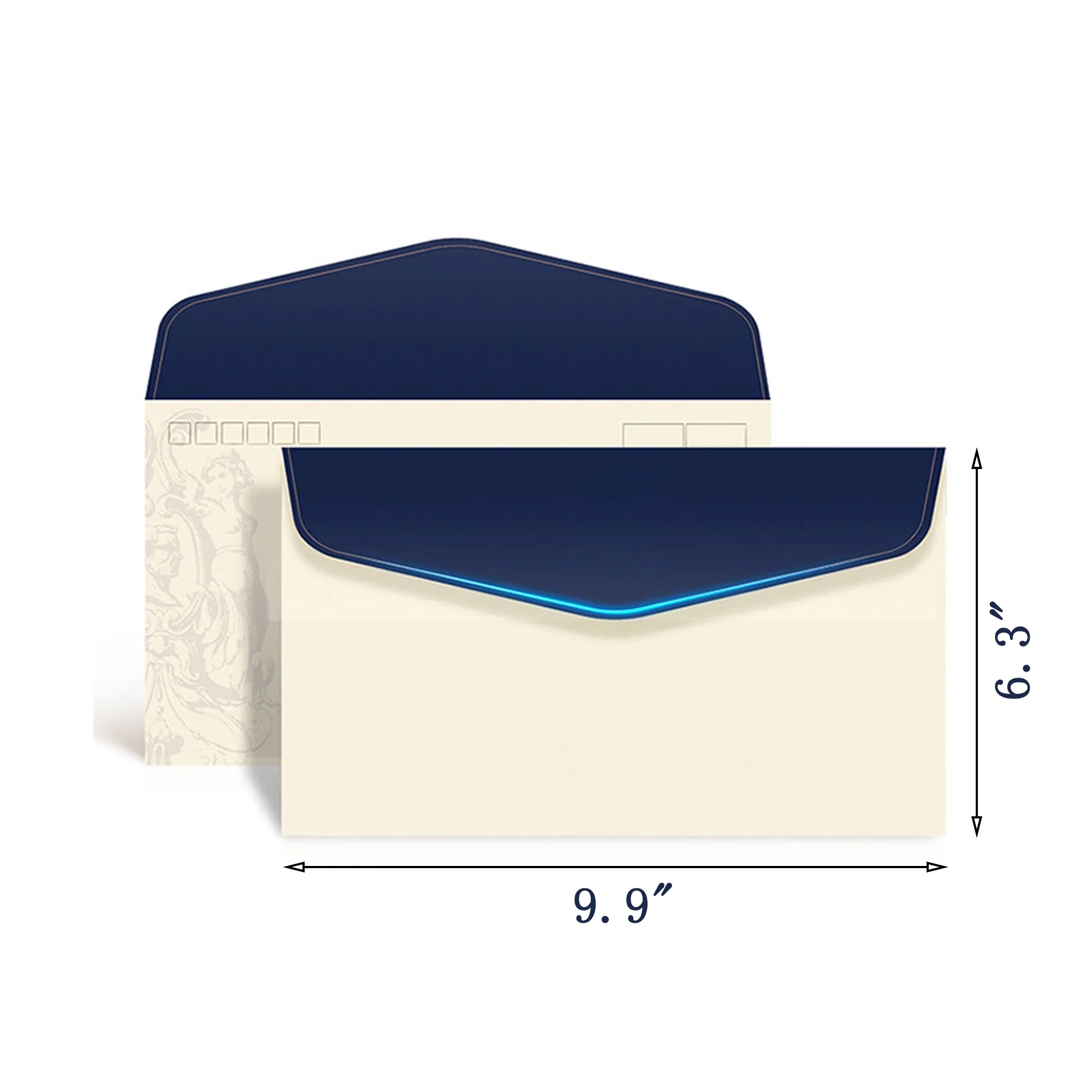 Full Color Customized Invitation Letter and Invoice Envelop 3