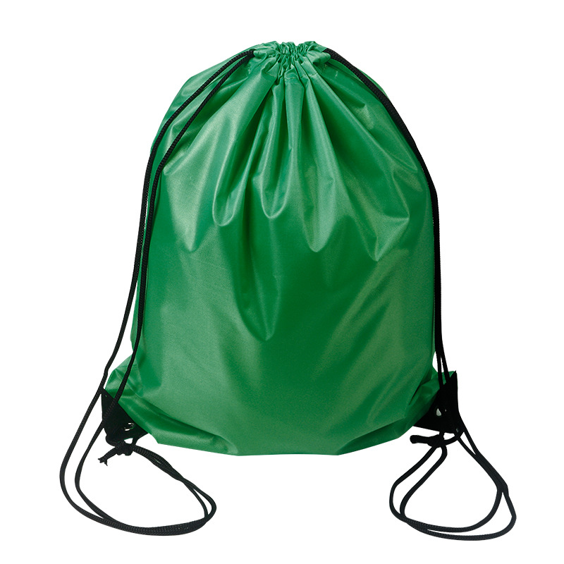 Nylon Drawstring Backpack Bundle Pocket 14