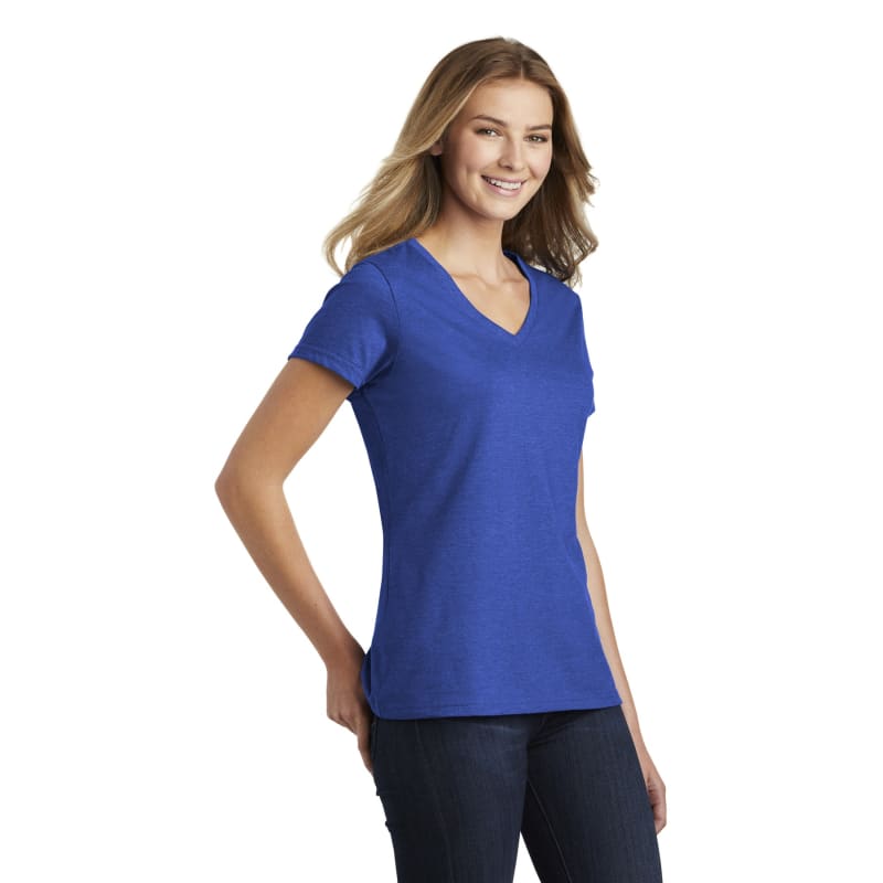 Port & Company Women's Fan Favorite Blend V-Neck Tee. 86