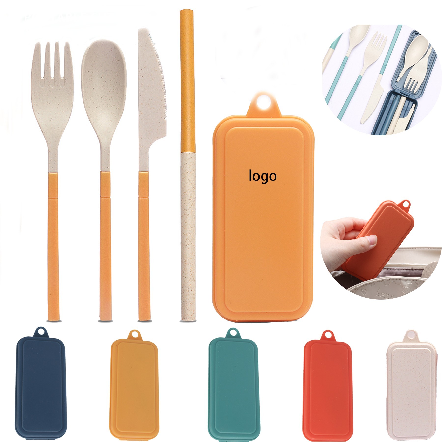 Portable Detachable Cutlery Set