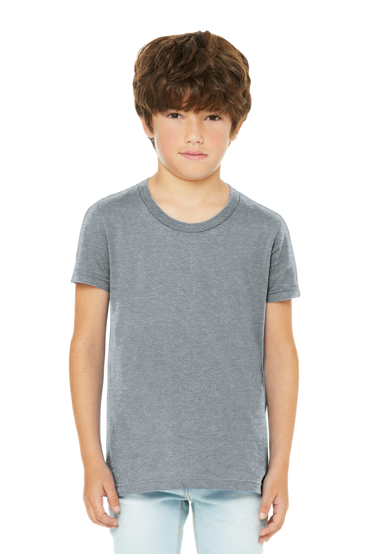 BELLA+CANVAS® Youth Heather CVC Tee 37