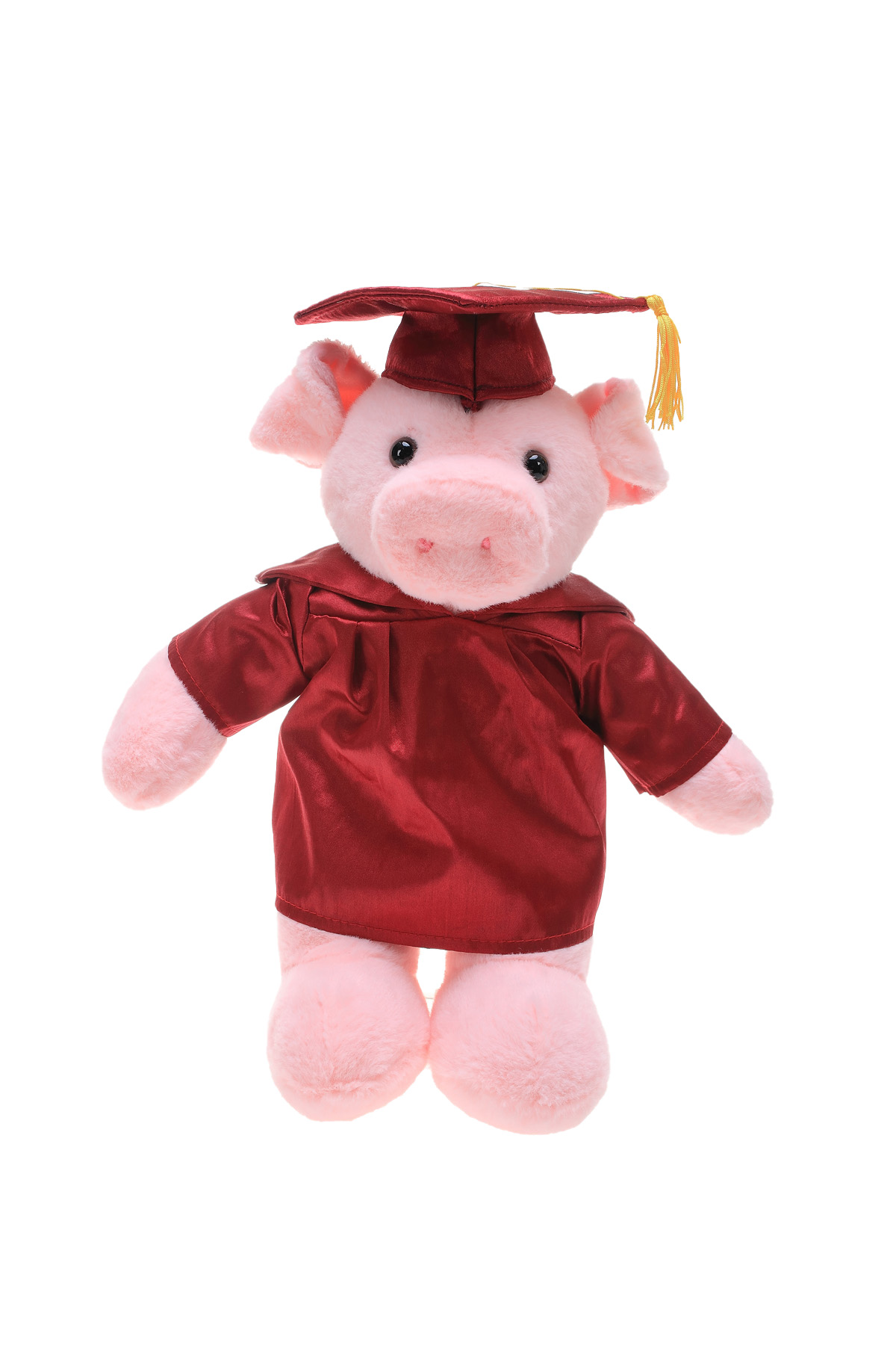 Soft Plush Pig in Graduation Cap & Gown Stuffed Animal 3