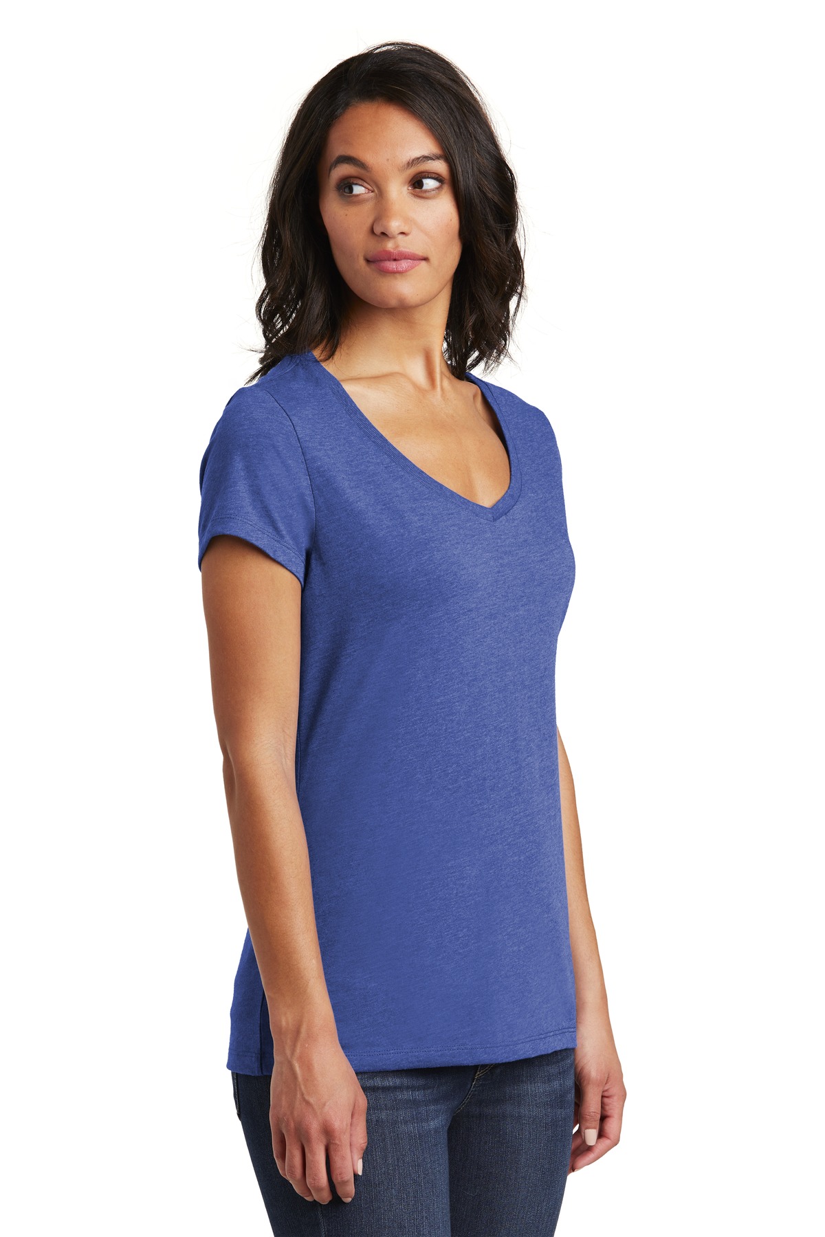 District Women's Very Important Tee V-Neck. DT6503 85