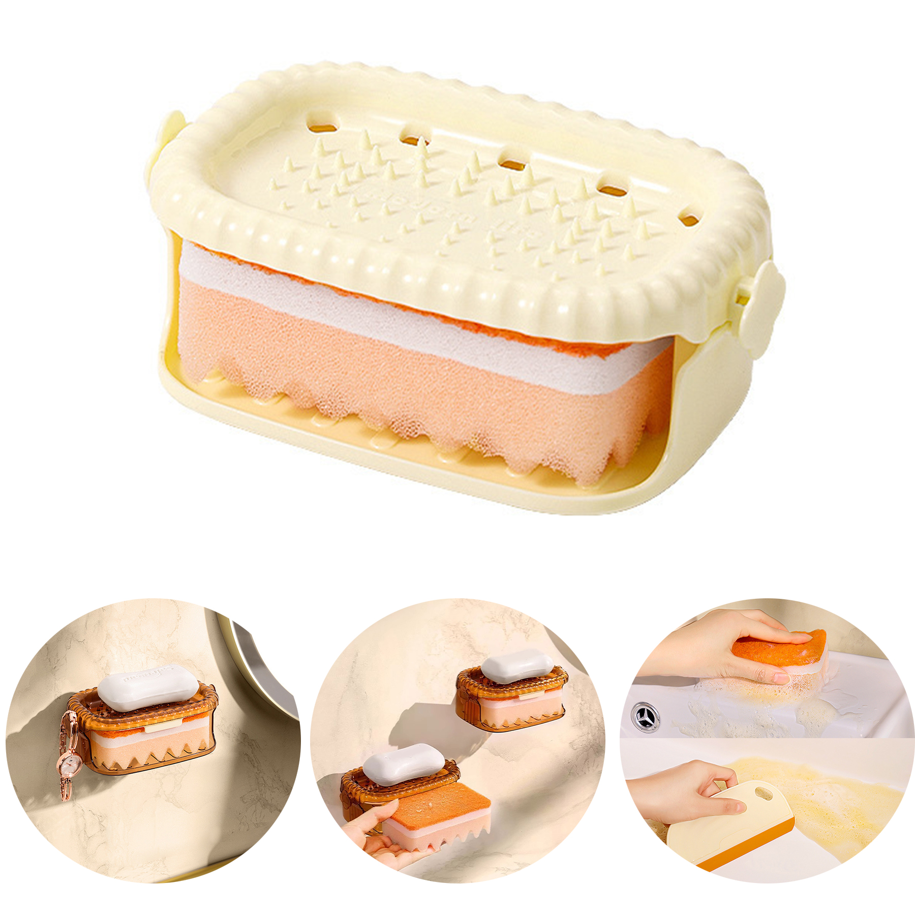 Soap Dish with Drain Holes 2