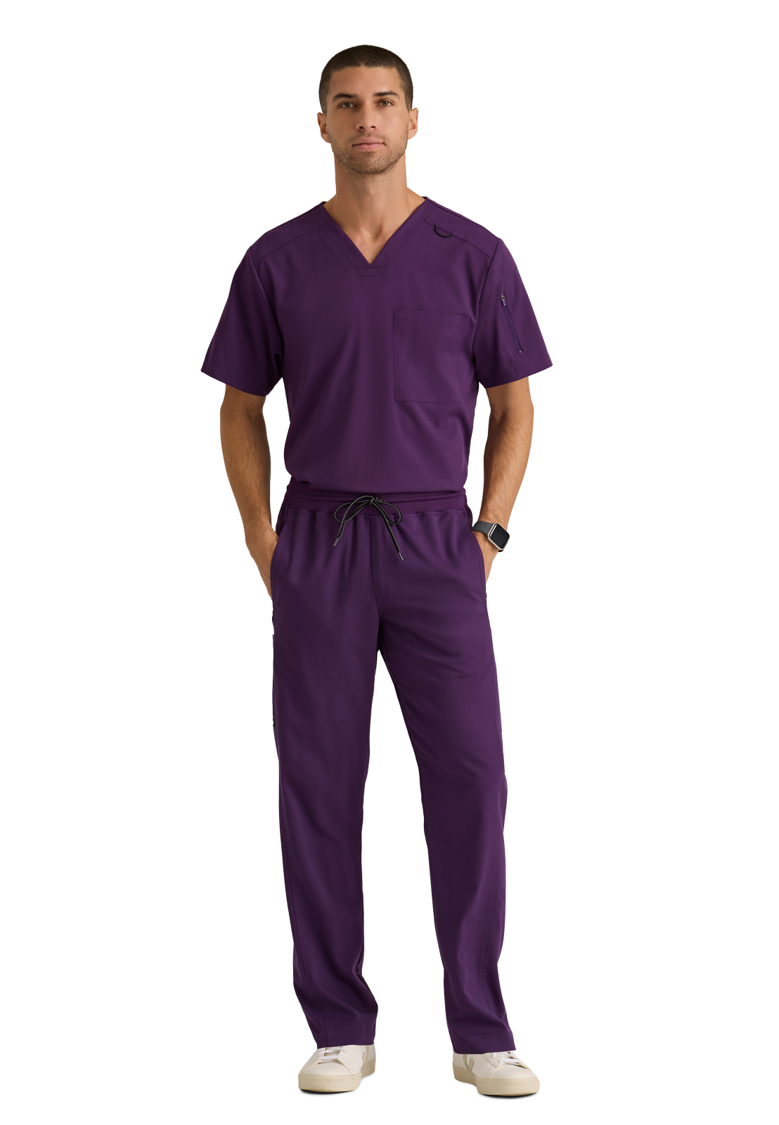 Grey's Anatomy Spandex Stretch - Men's Six-Pocket Straight leg Hudson Scrub Pant 49