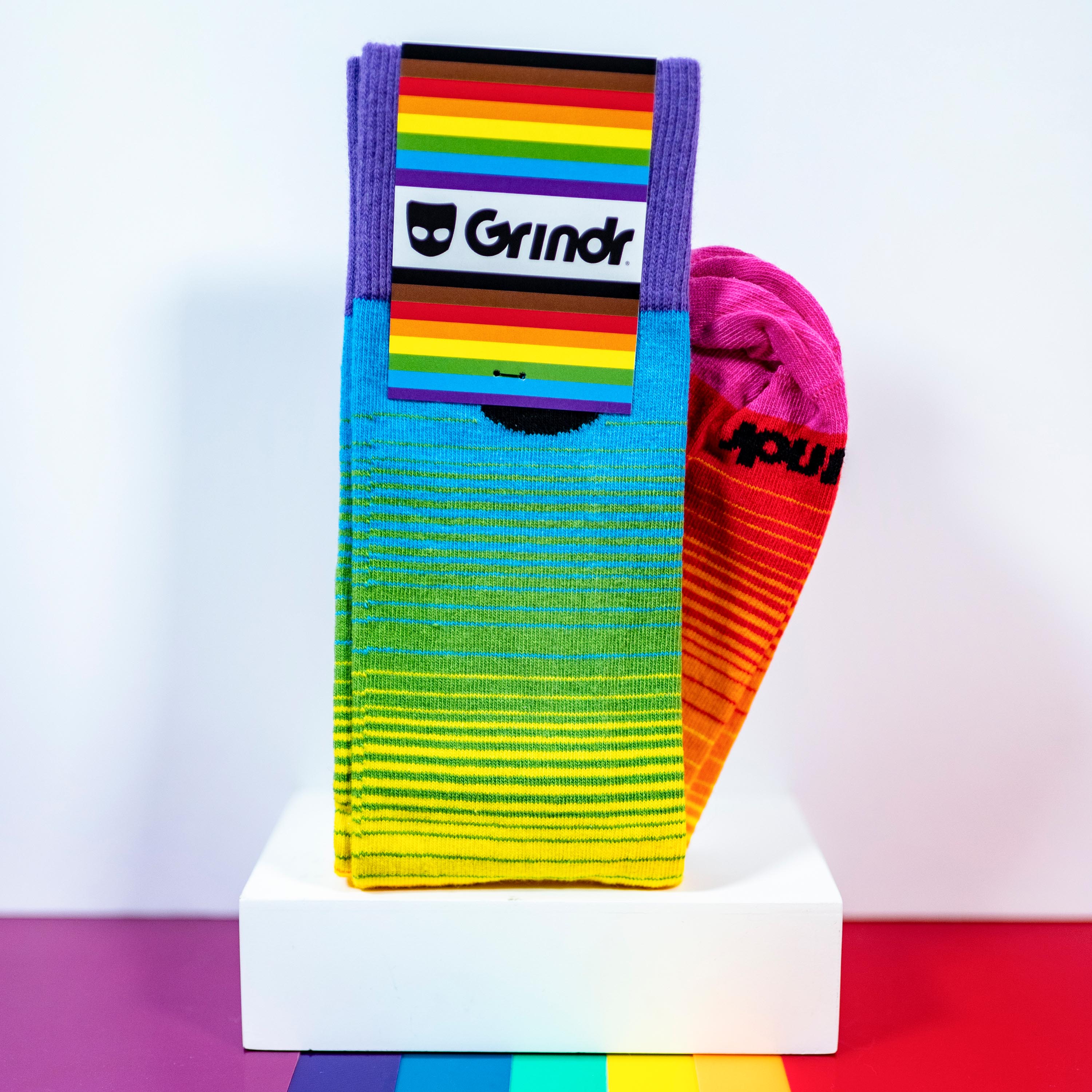 Standard Pride Socks - Colorful Footwear for LGBTQ+ Celebrations - American Made 2
