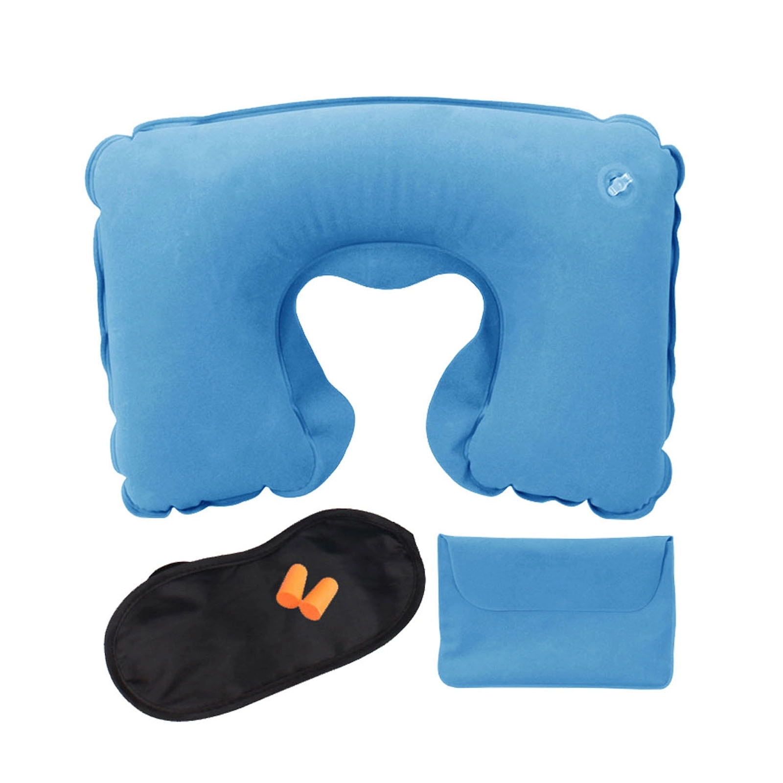 U-Shaped Portable Inflatable Travel Neck Pillow 4