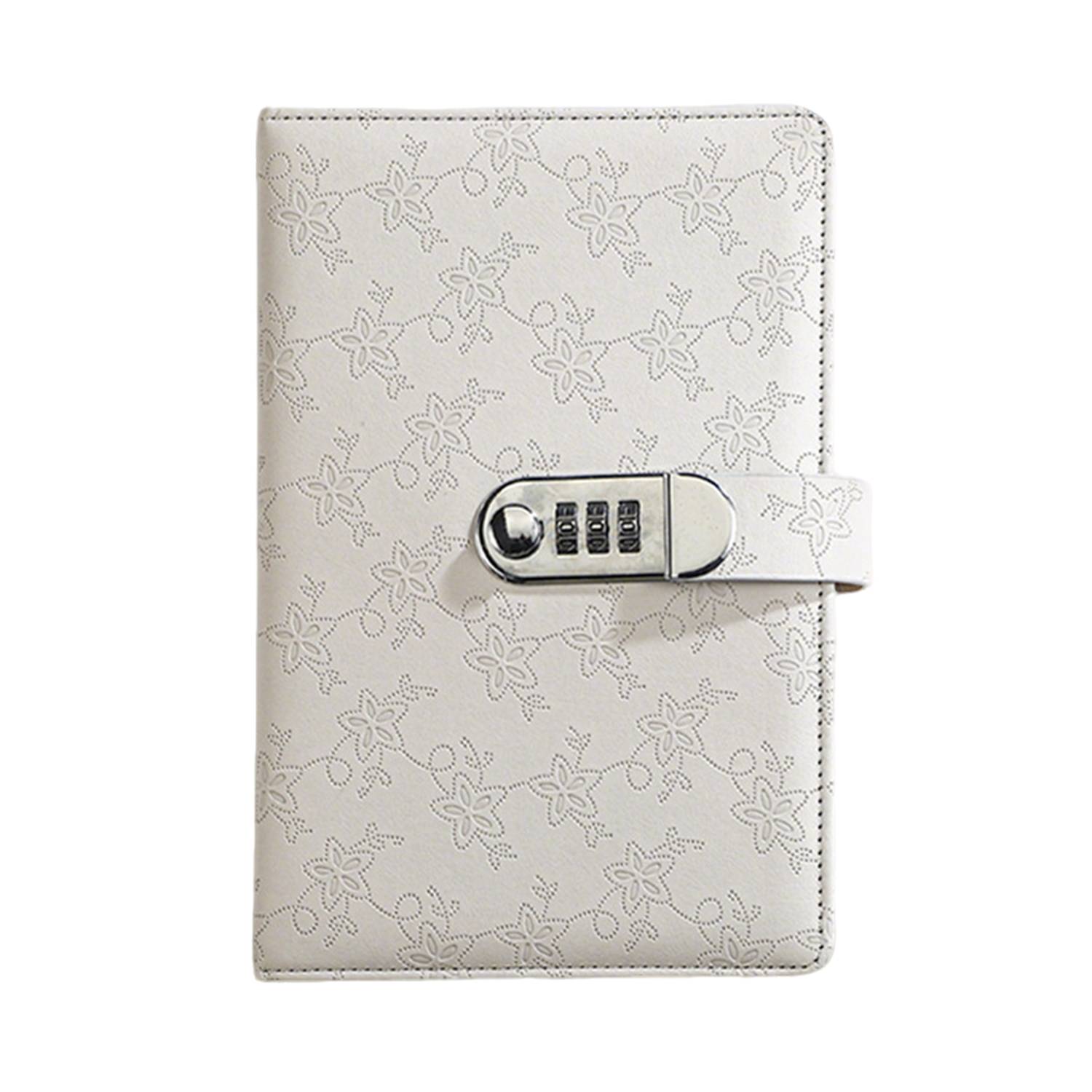 A5 PU Leather Business Notebook w/ Password Lock 12