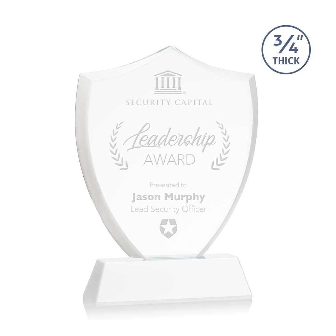 Scudo Shield Award on Newhaven - White 3