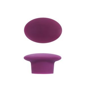 Elegant Oval Panel Silicone Bottle Cap Wine Stopper Cork 23