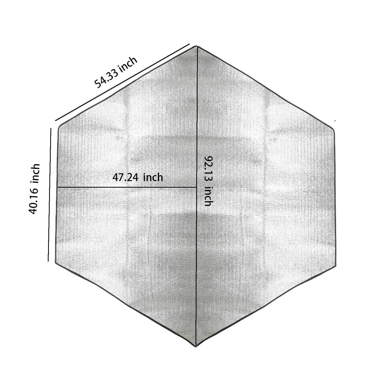 Foldable Waterproof Aluminum Film Picnic Mat 5