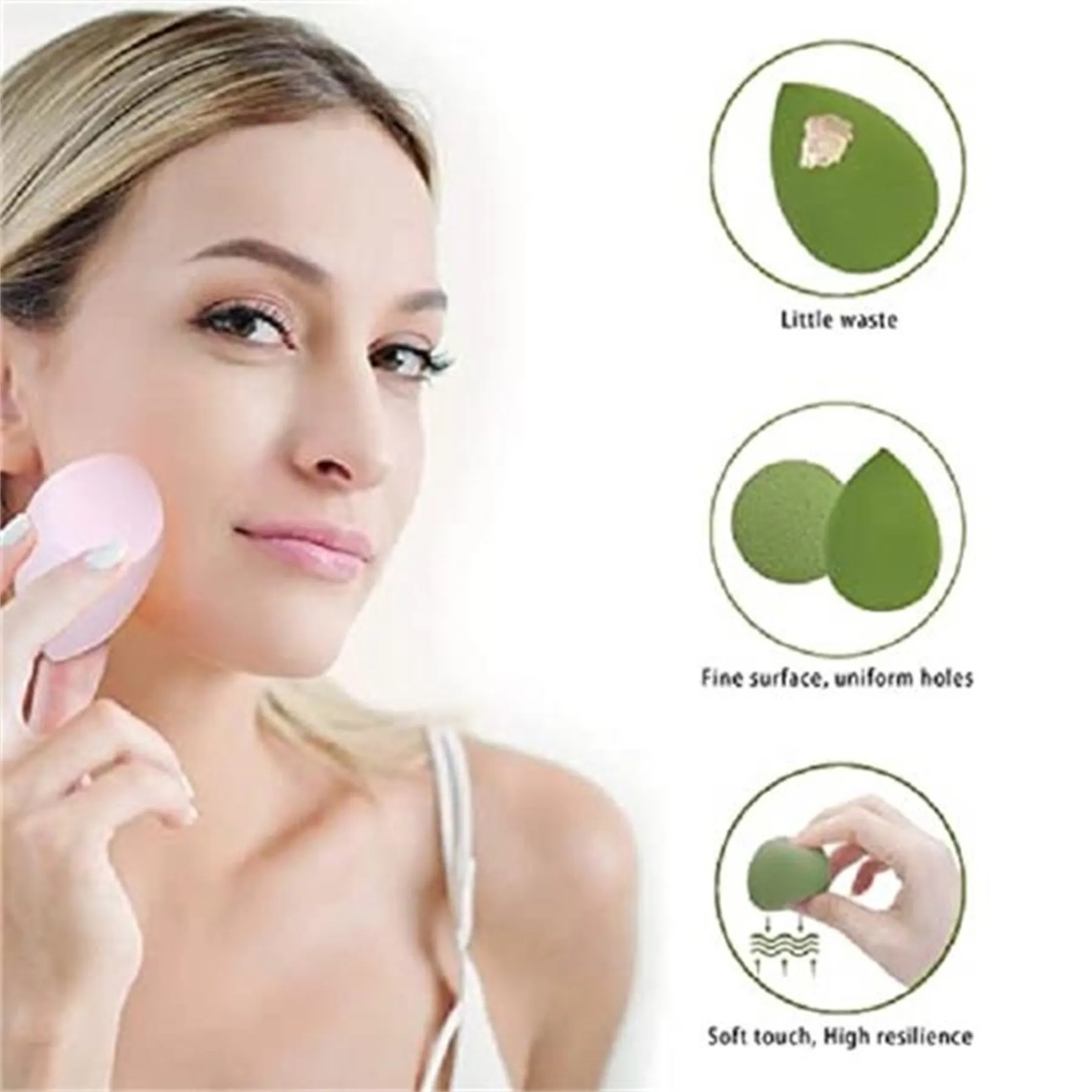4 Pcs Makeup Sponges Blender Set 6