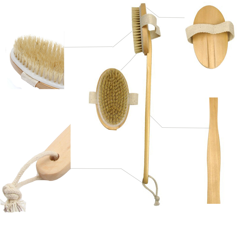 Natural Wooden Bath Brush 1
