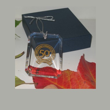 RECTANGULAR CRYSTAL ORNAMENT 2