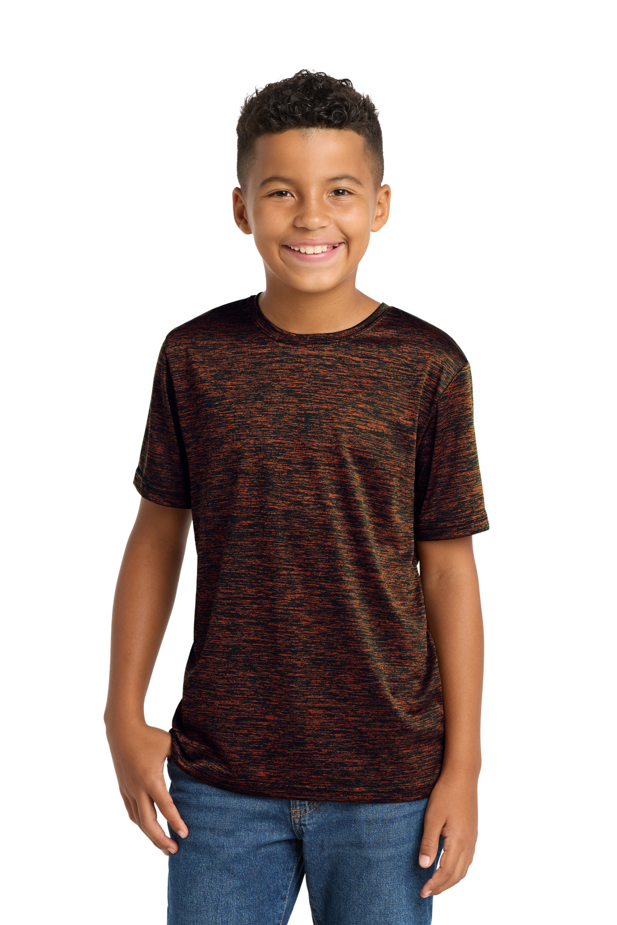 Sport-Tek Youth PosiCharge Electric Heather Tee. YST390 43