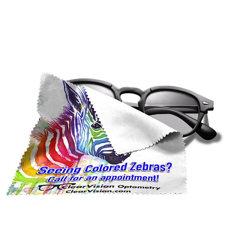 The "Full Color Napier" - 5" x 5 " Full Color Sublimation Recycled RPET Polyester Microfiber 2