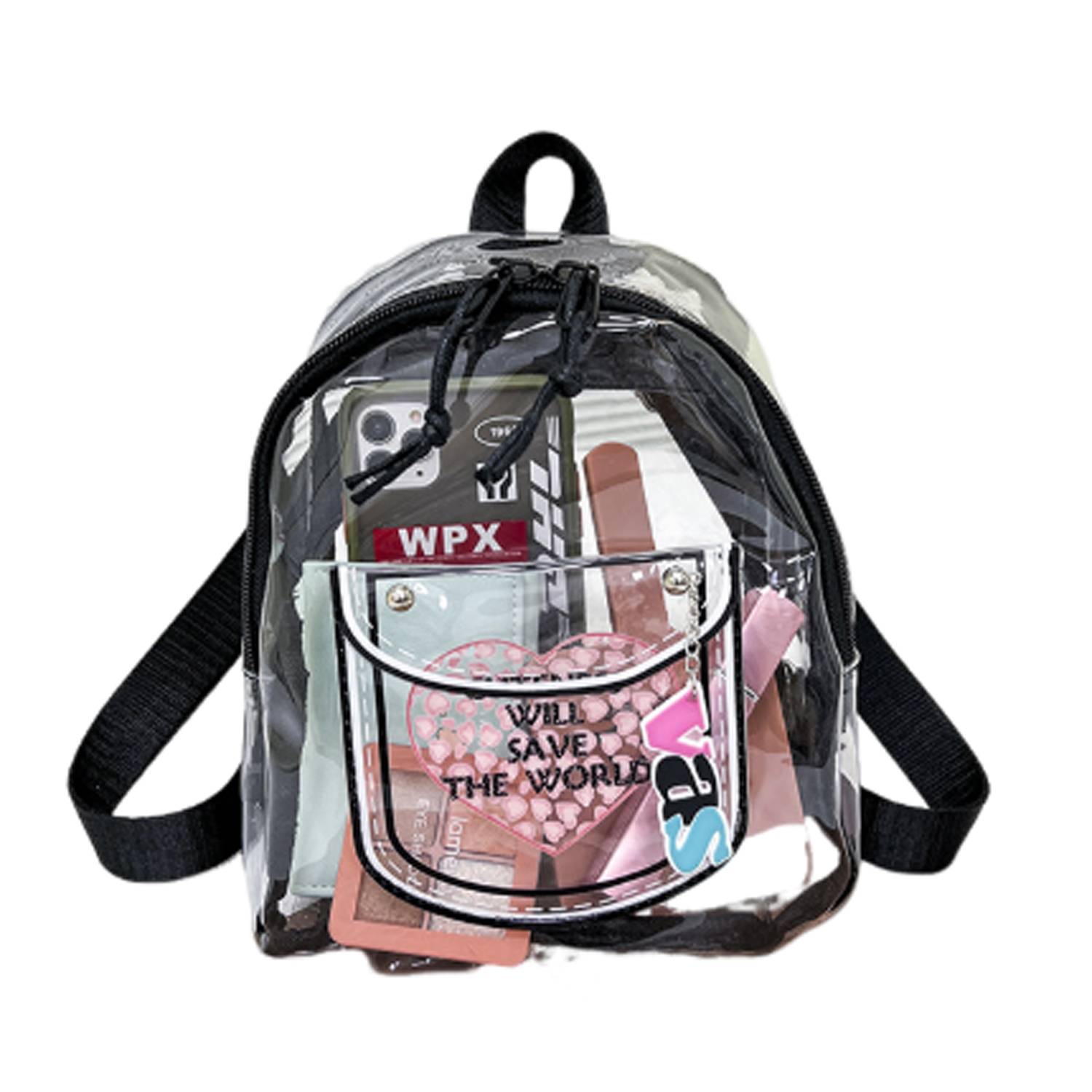 Large Capacity PVC Transparent Backpack 4