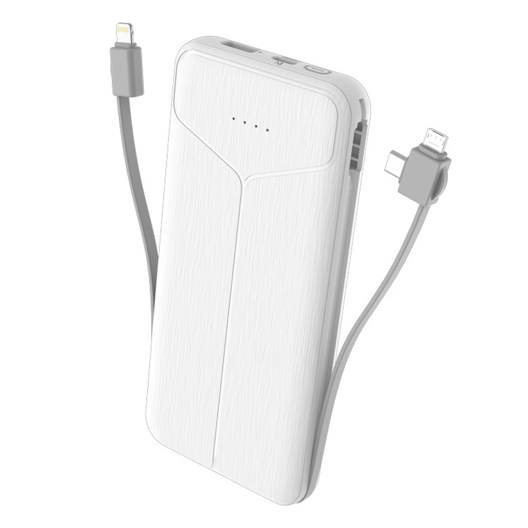 10000 mAh Power Bank with Wall Plug-in and Cable 9
