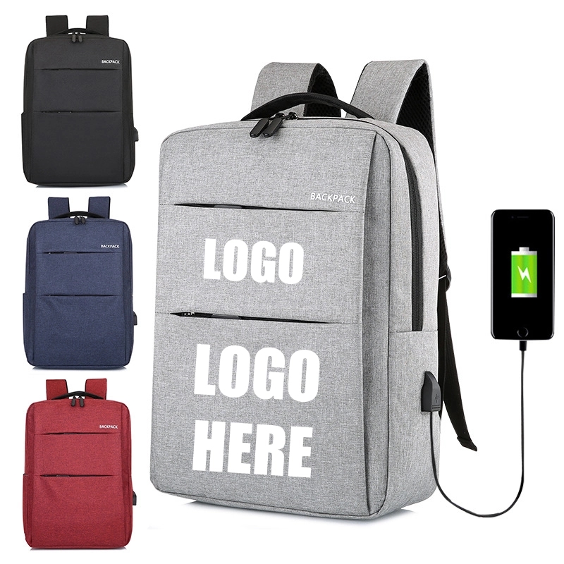 Custom Laptops Backpack with USB Charging Port 3