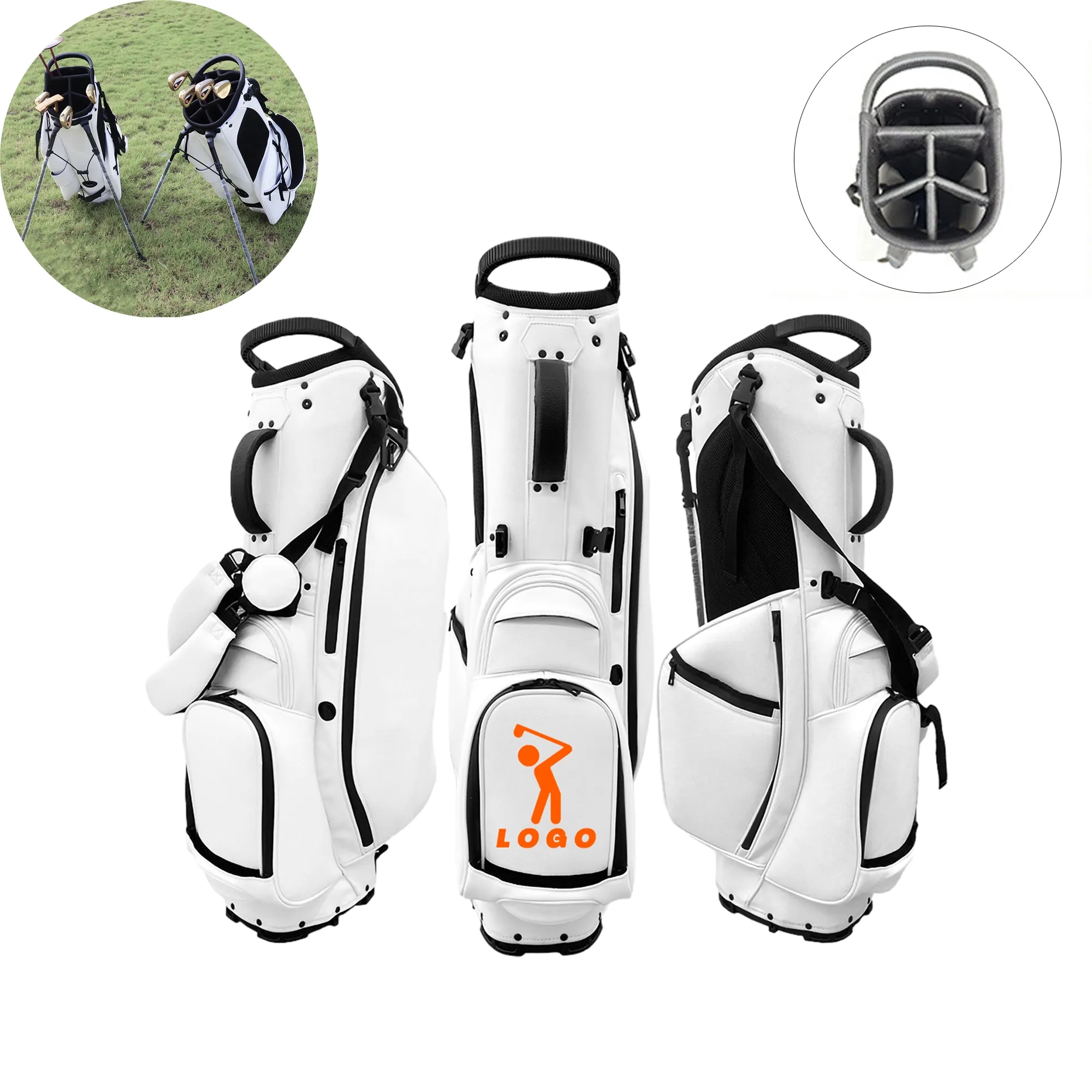 PU Golf Stand Bag MOQ 1PCS 1
