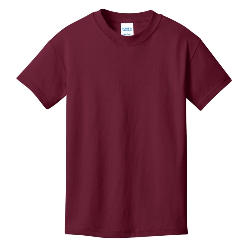 Port & Company - Youth Core Cotton Tee. 117