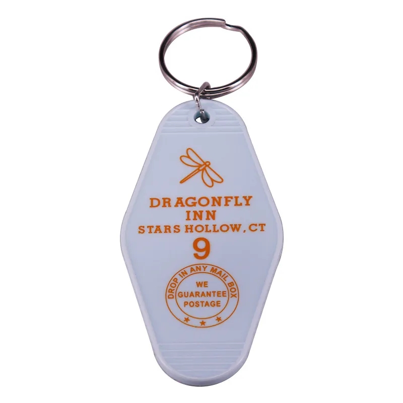 CUSTOM MOTEL STYLE KEY RING 9