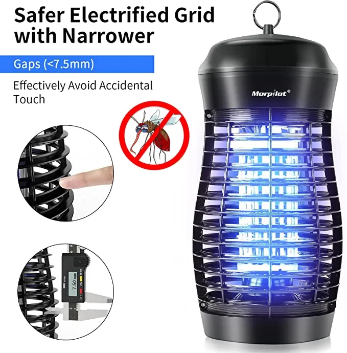 Solar Bug Zapper LED Light Insect Mosquito Killer Lamp 5