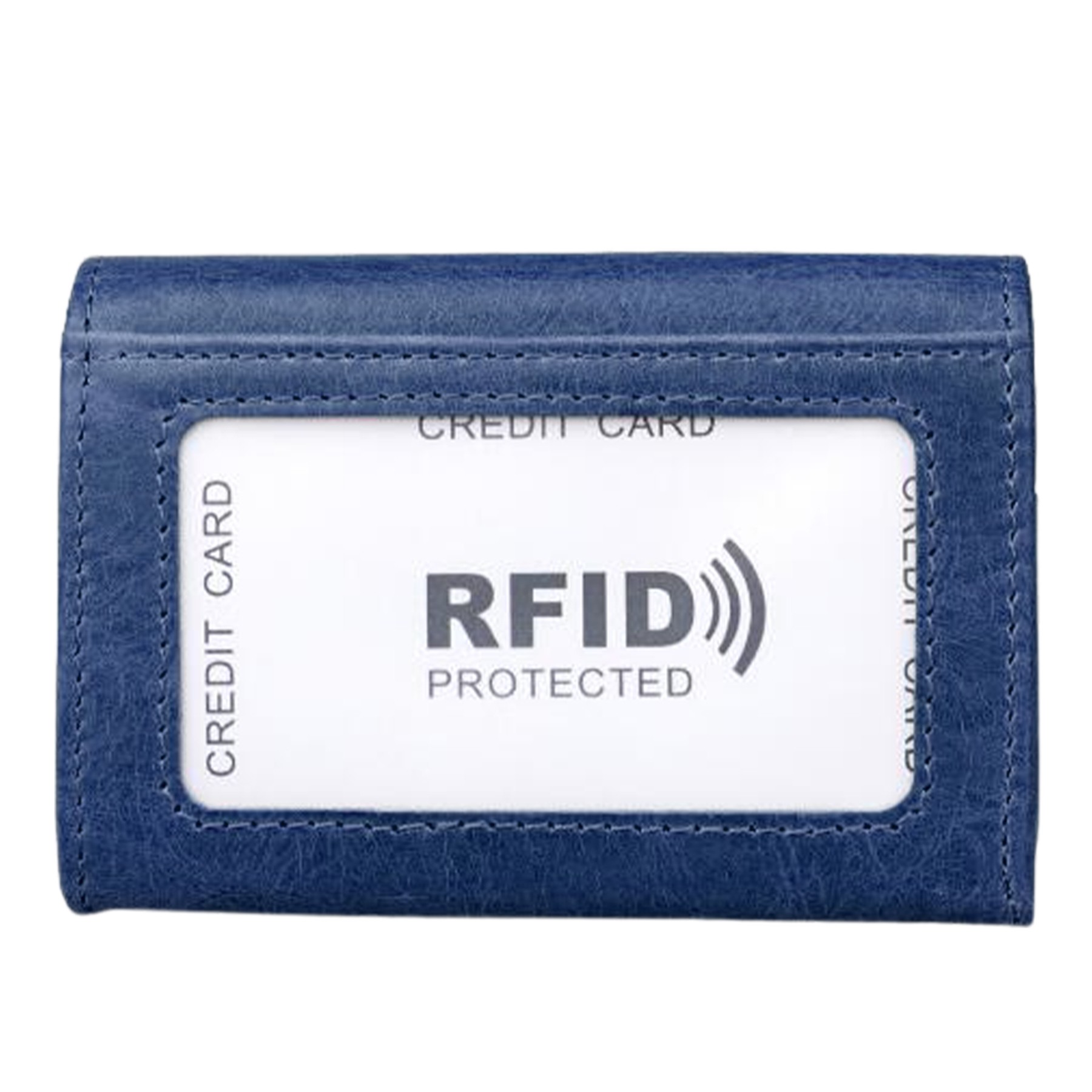 Leather Credit Card Holder W/ 5 Slots 5