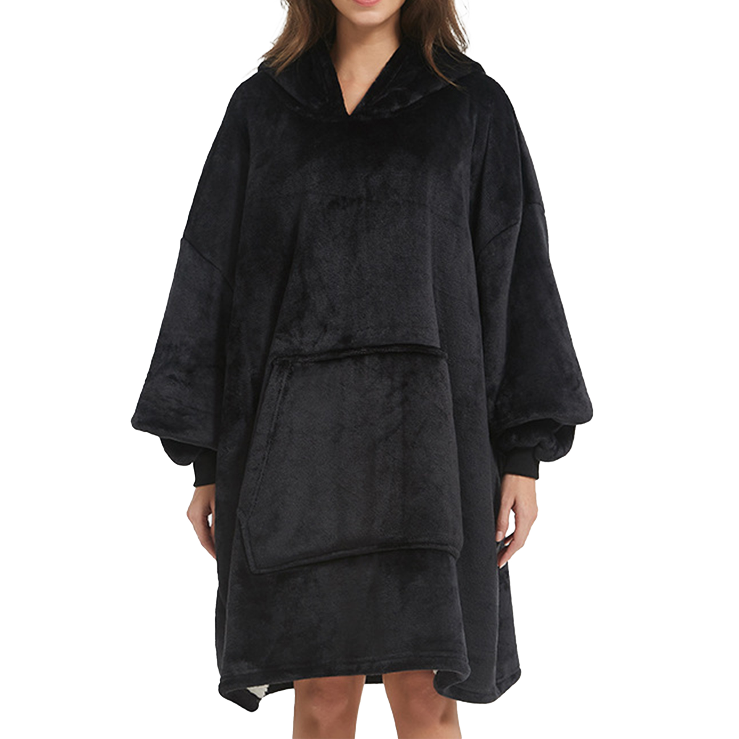 Flannel Thick And Warm Sleeping Blanket, custom hoodie or sweatshirt with logo imprint 3