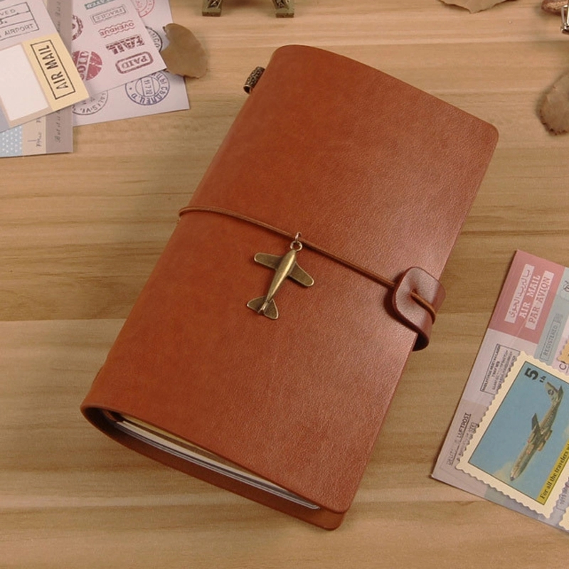PU Leather A6 Business Travel Journal Pocket Notebook 4