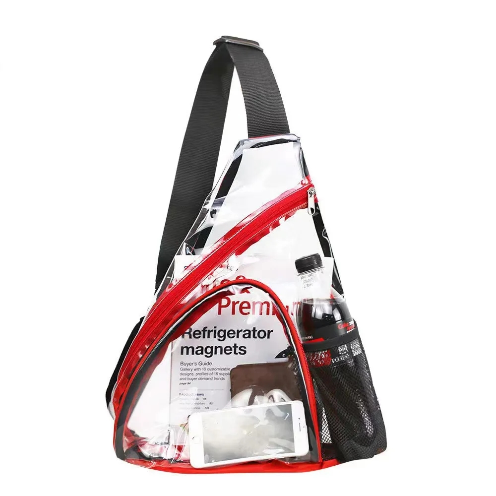 Clear Triangle Crossbody Shoulder Bag 4