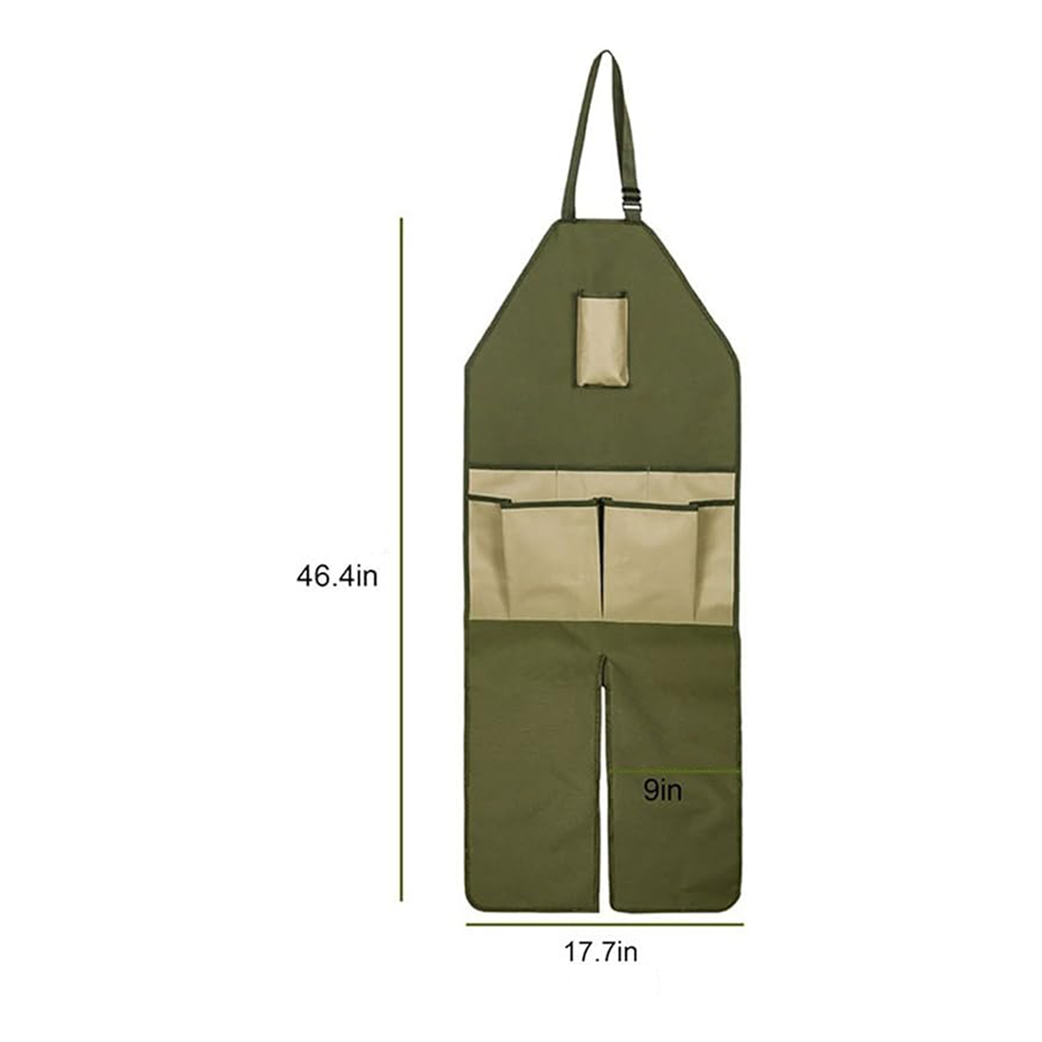Wear-resistant Canvas Gardening Work Tool Apron 1