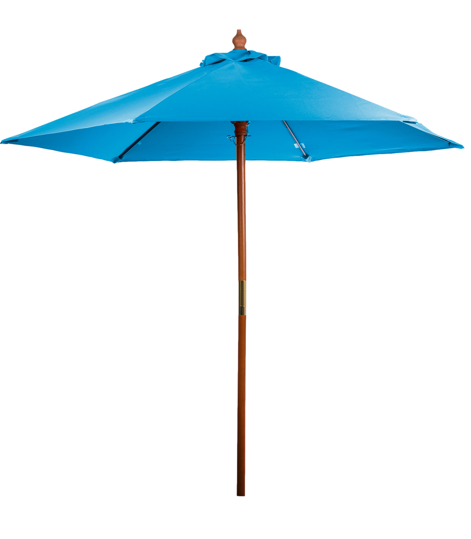 7' Wooden Market Umbrella 16