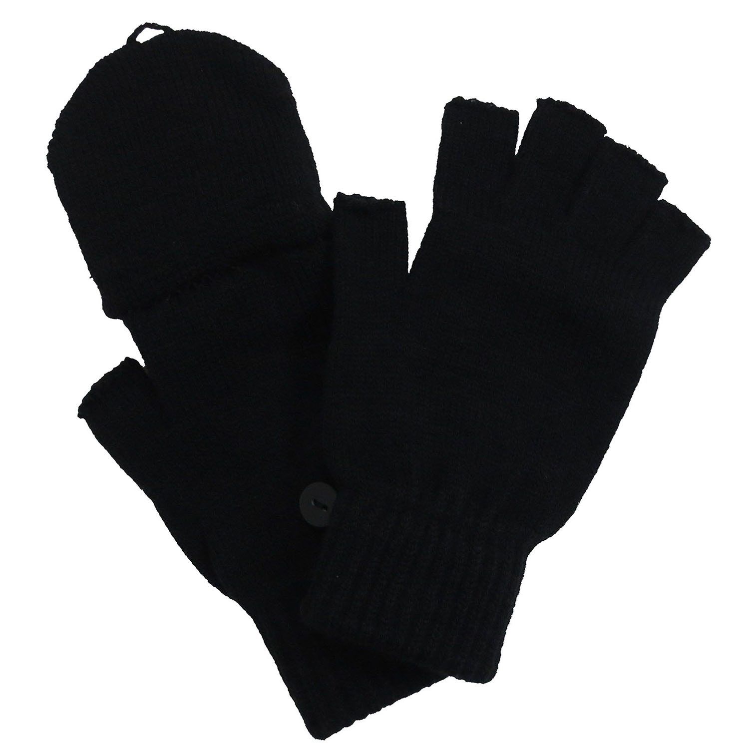 Fingerless Gloves w/Flap 12
