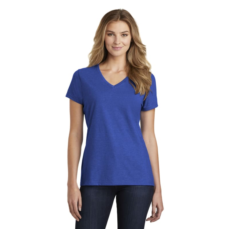 Port & Company Women's Fan Favorite Blend V-Neck Tee. 23