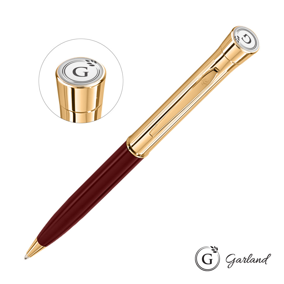 Garland® Monogram Twist Ballpoint Pen - Gold 9