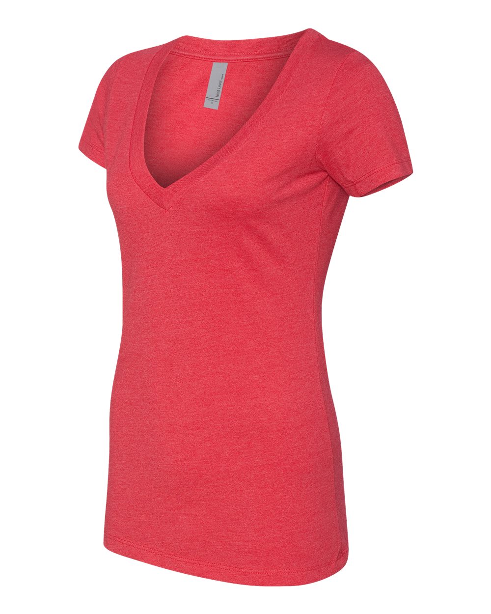 Women's CVC Deep V-Neck Tee - 6640 42