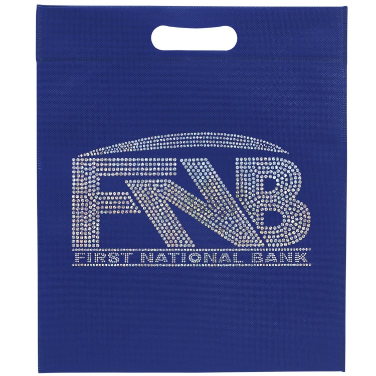 13W x 15H x 3 - Non-Woven Die Cut Bag - Sparkle 5