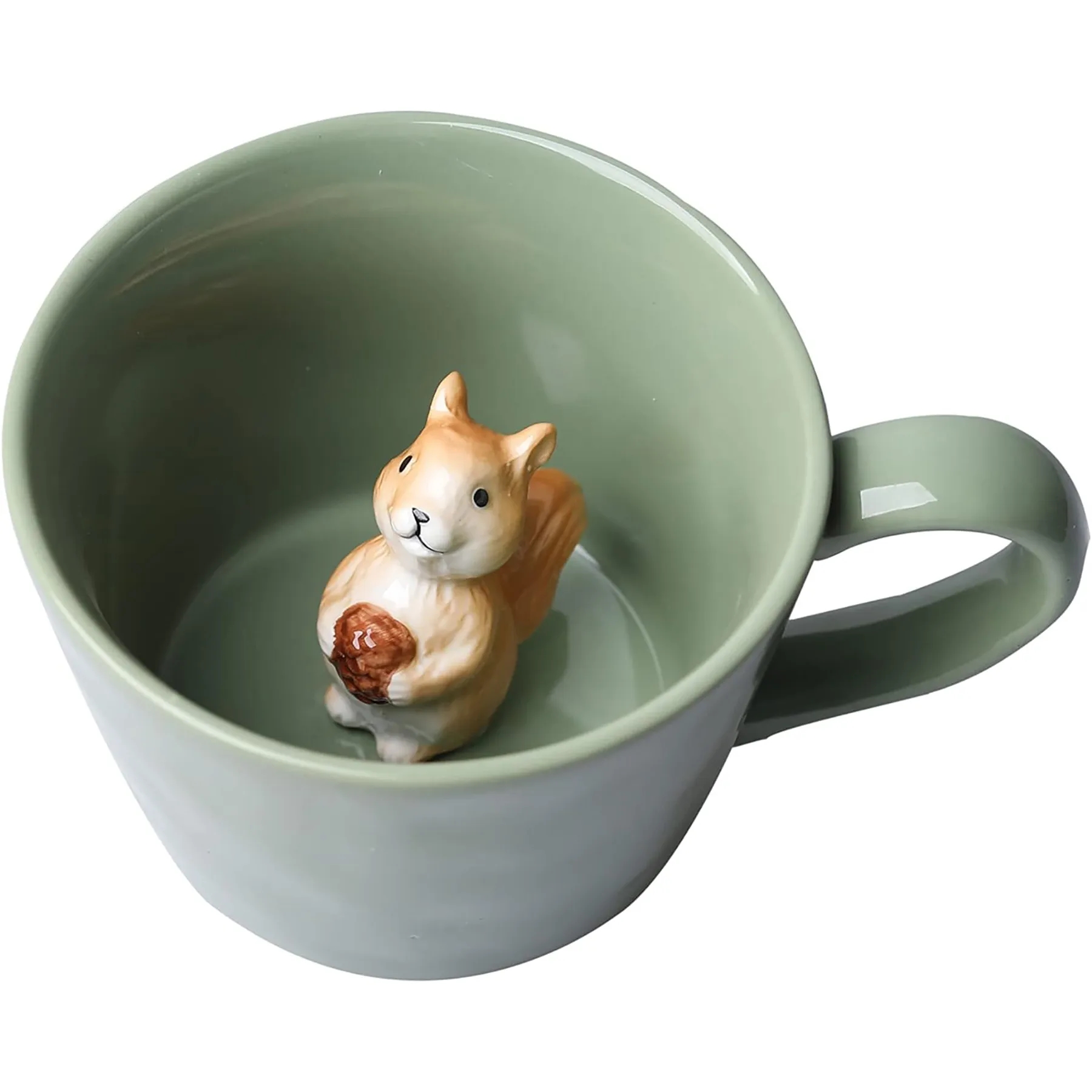 Ceramic Mug with Hidden 3D Animal 9