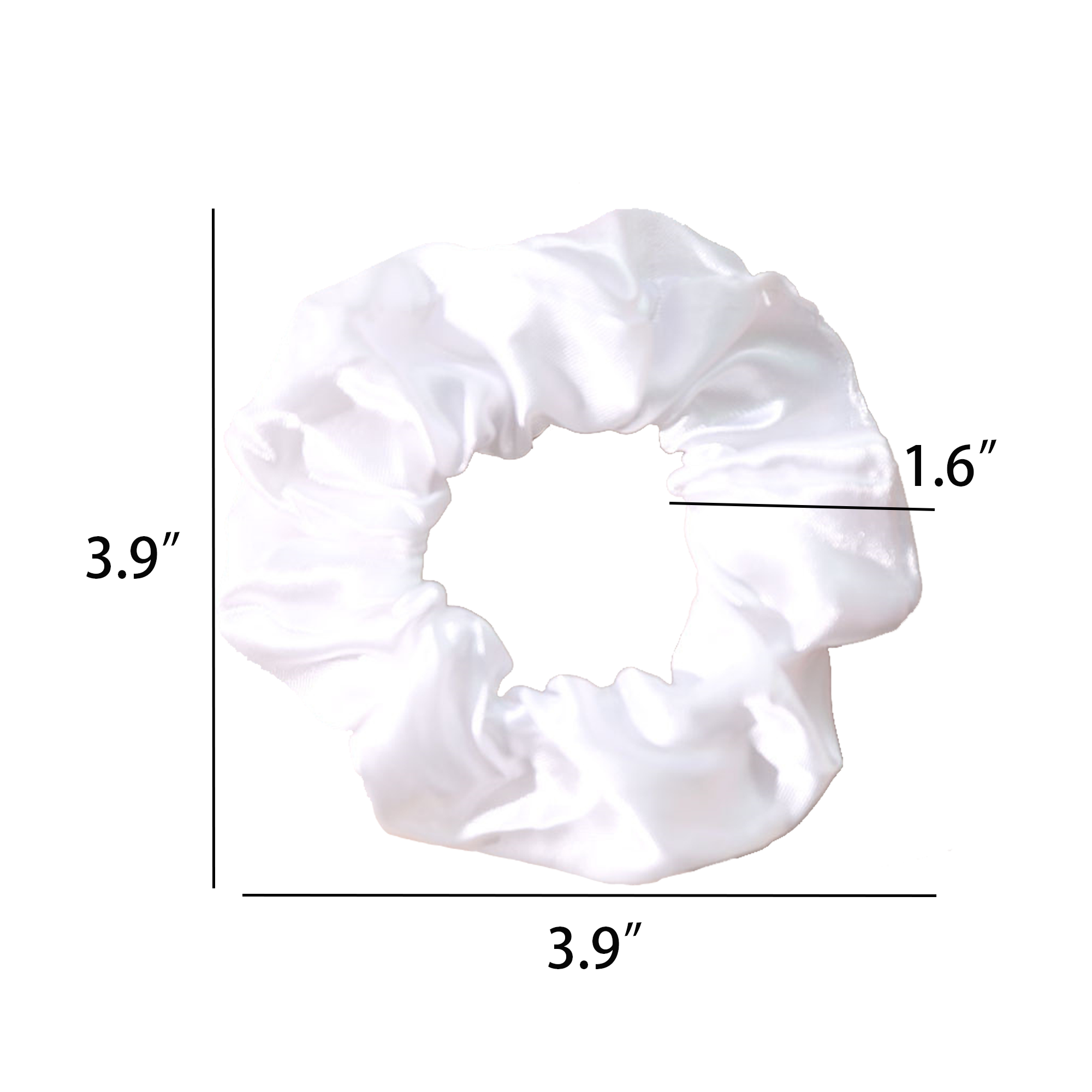 Slip Resistant Satin Ponytail Holder Elastic 3