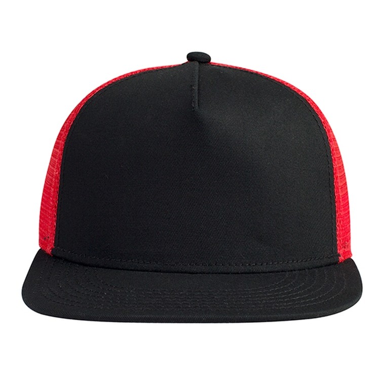 OTTO CAP® OTTO SNAP 5 Panel Pro Style Mesh Back Trucker Snapback Hat 6