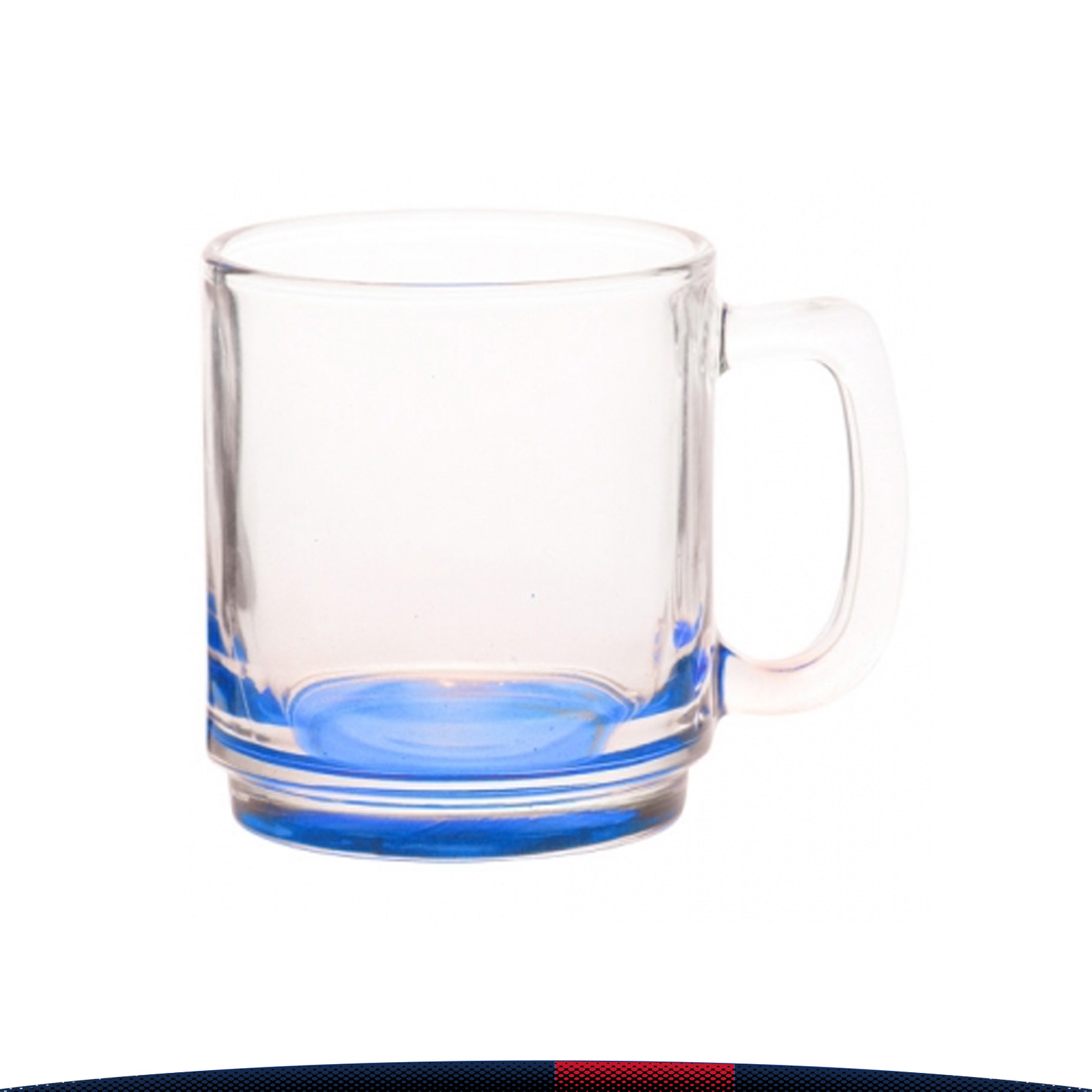 9 oz. Translucent Glass Coffee Mugs 3