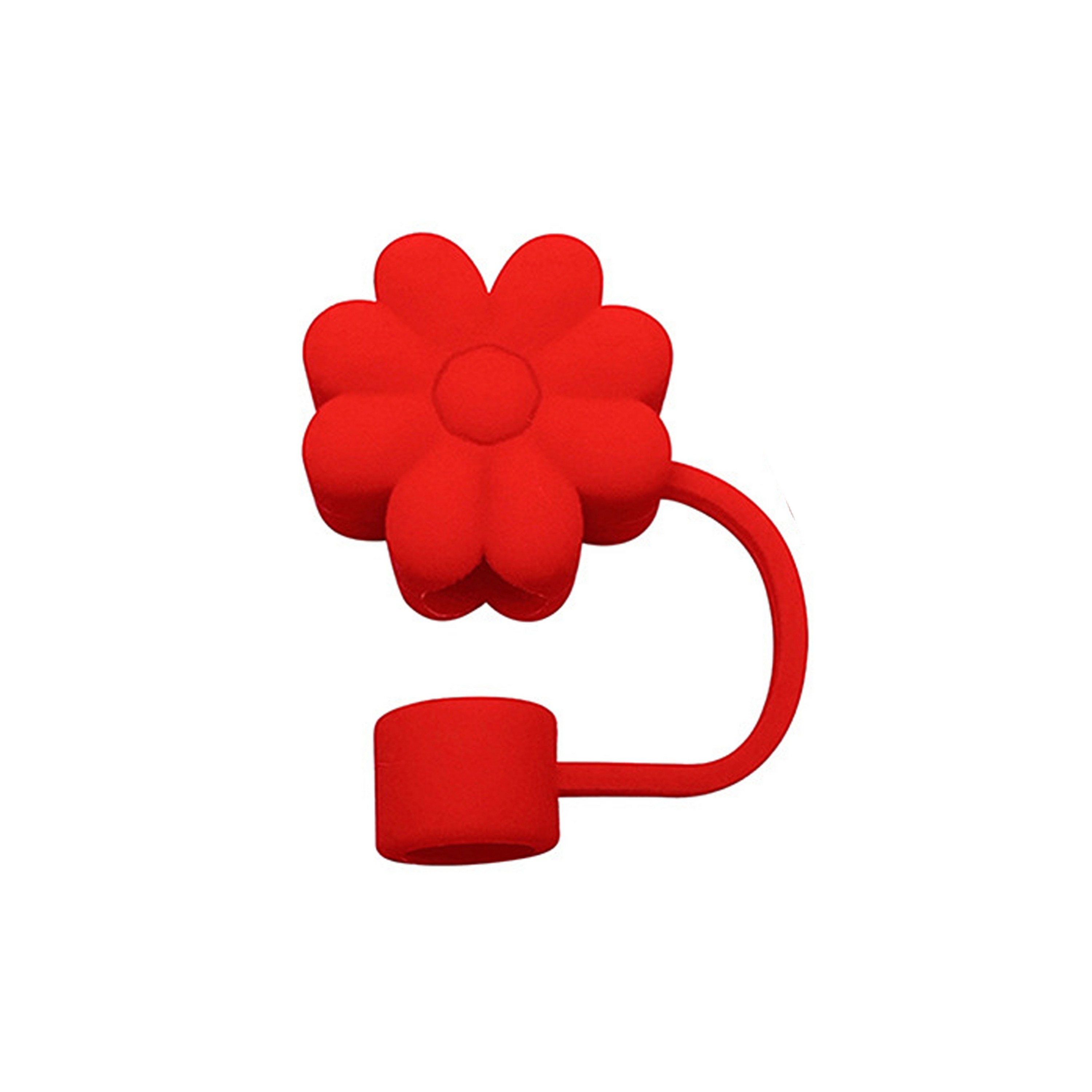 Flower Straw Covers Toppers 4
