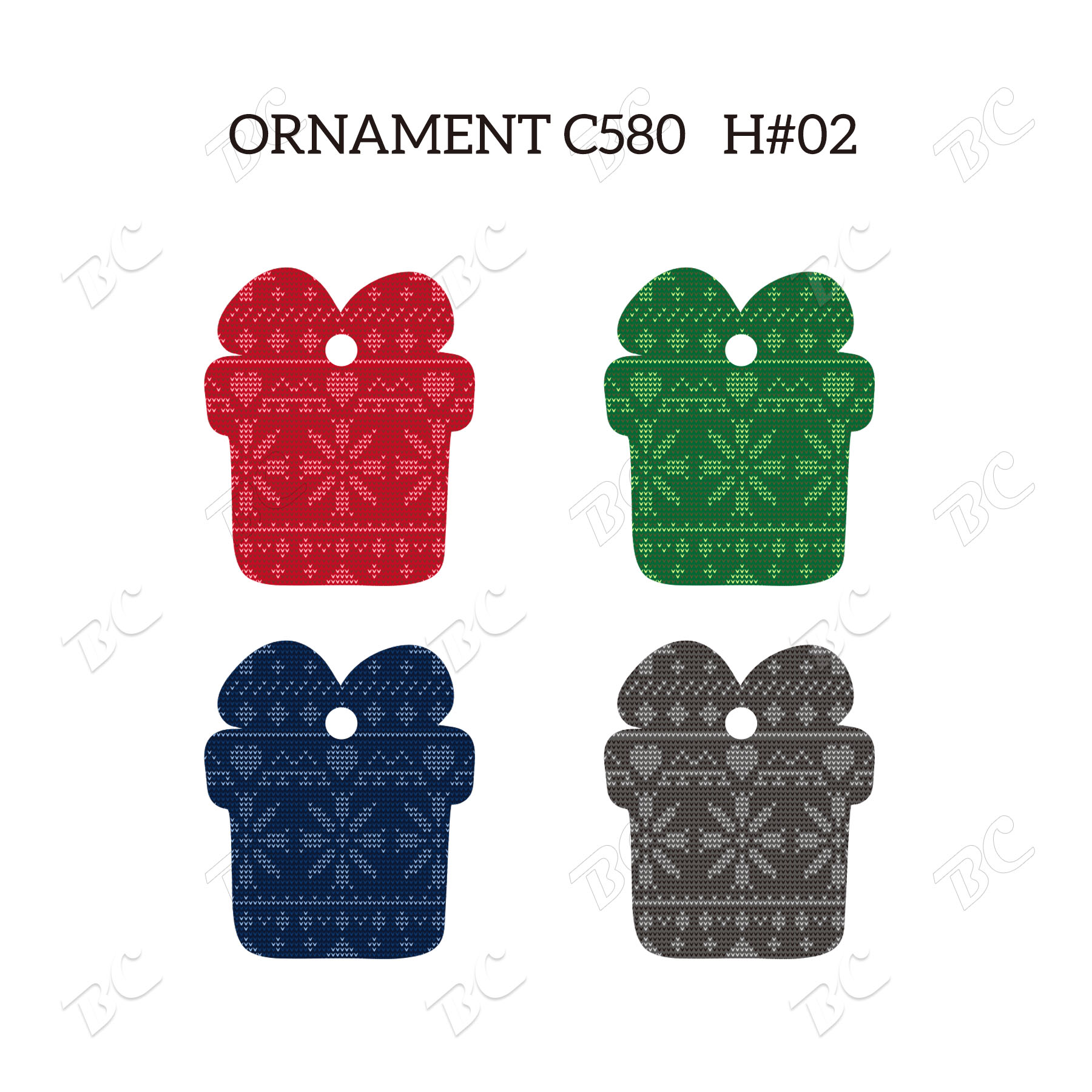 Free Shipping Full Color Christmas Ornament - Gifts 22