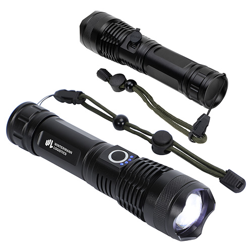 Best Buddy Tools ® Zoom Rechargeable Aluminum Telescopic-Focus LED Flashlight 2