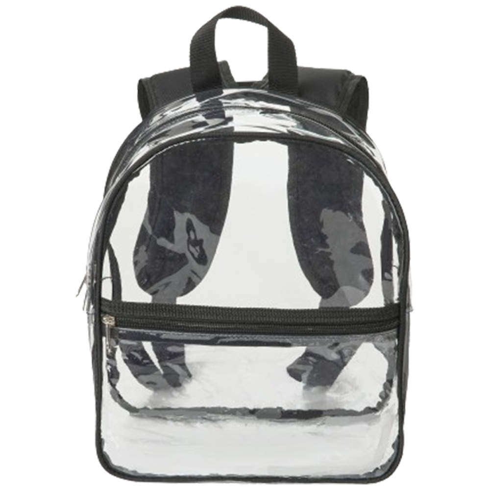 Stadium Approved Heavy Duty Cold-Resistant Clear Bag Transparent PVC Backpack