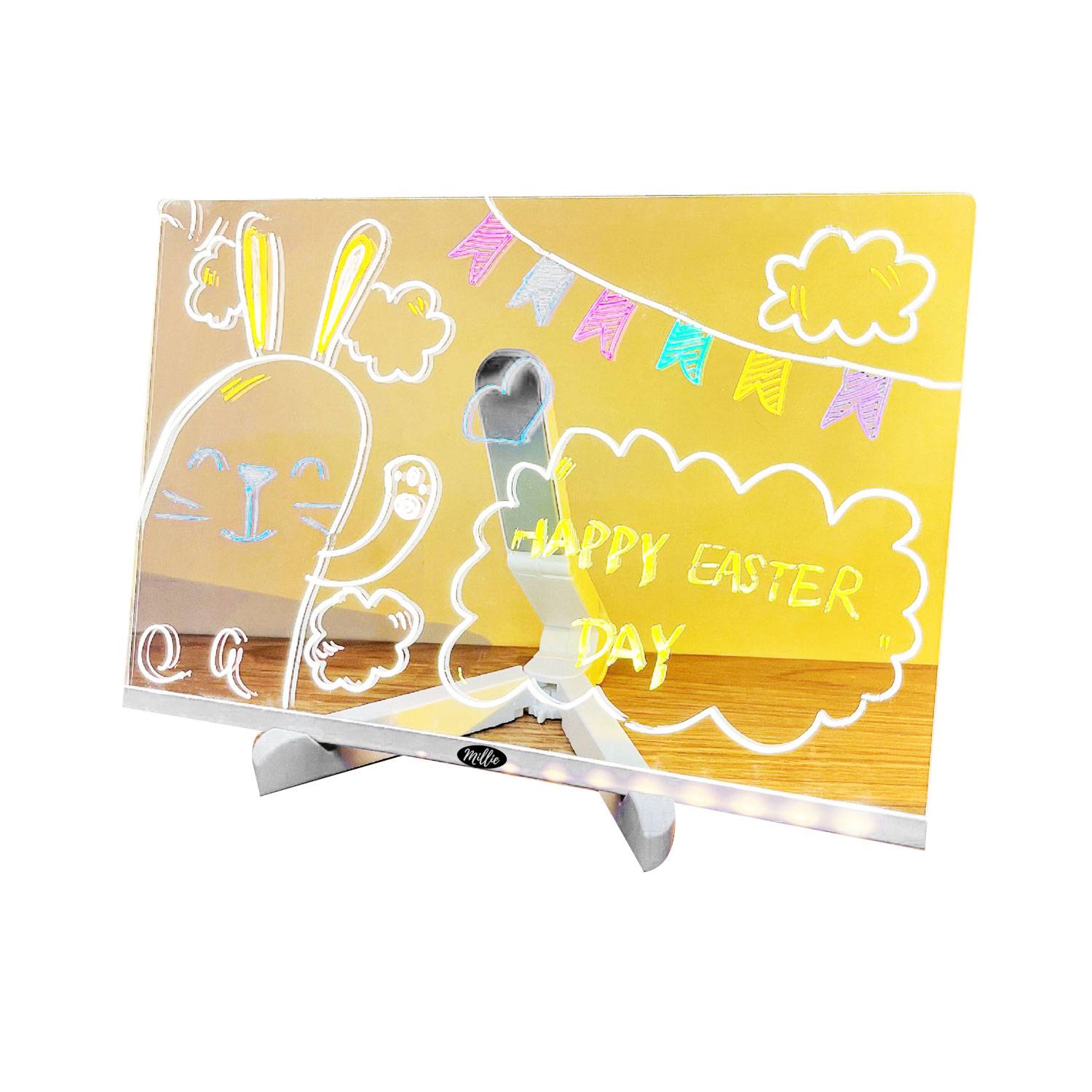 USB LED Note Board Acrylic with Light and 7 Colors Pen 1