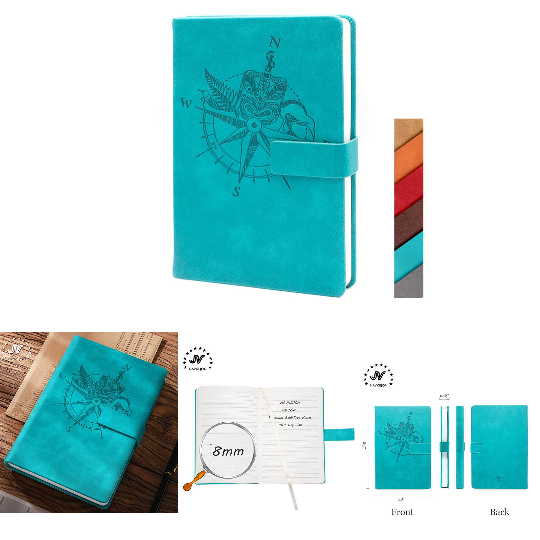 PU Leather Hardcover Journal Notebook 2