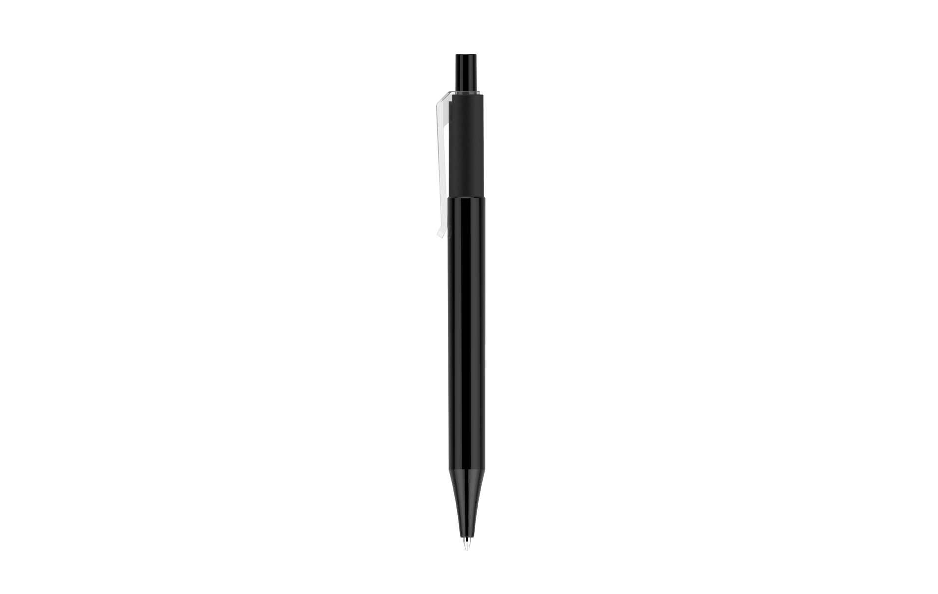 Rainbow Plastic Pens with clear clip 8