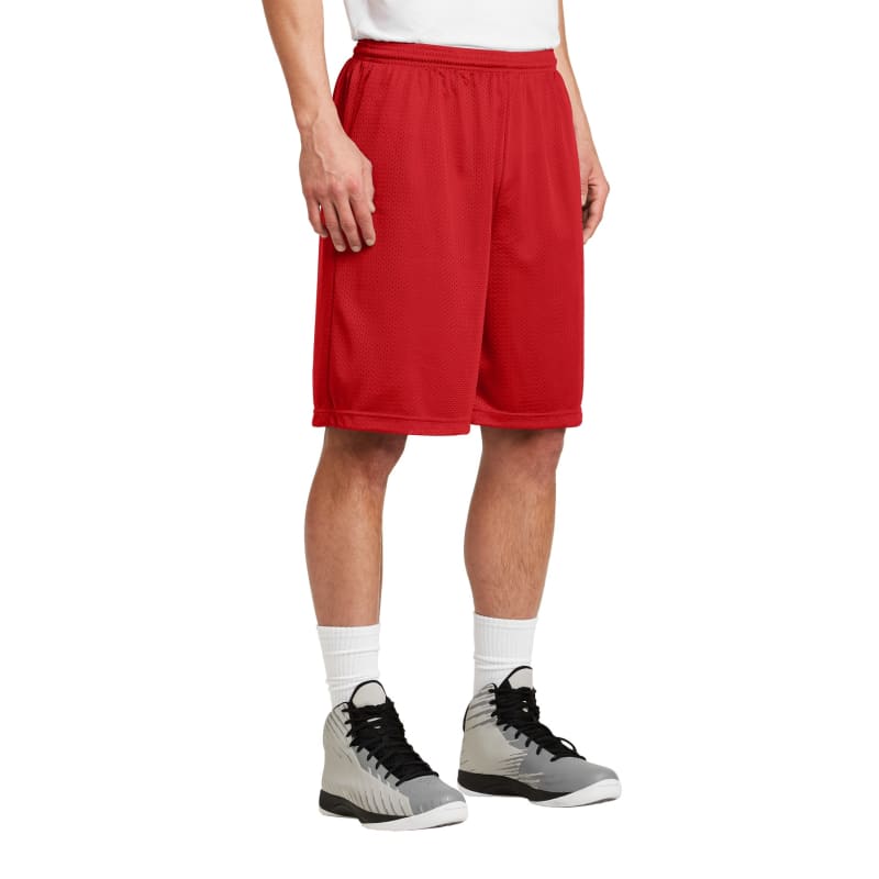 Sport-Tek Long PosiCharge Classic Mesh Short. 47